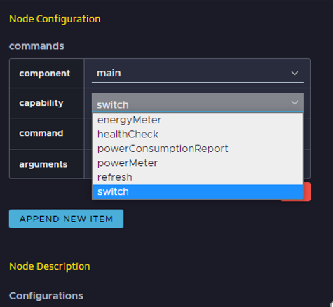 Select switch capability