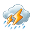 thunderstorm emoji